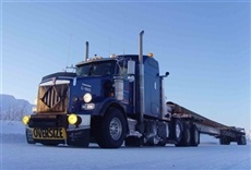Escena de Camioneros del hielo