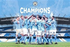 Televisión Manchester City campeón - Premiere League 2020-202