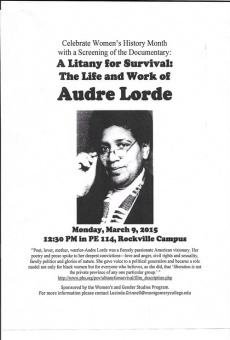 A Litany for Survival: The Life and Work of Audre Lorde en ligne gratuit