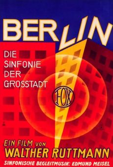 Berlin, symphonie d'une grande ville en ligne gratuit