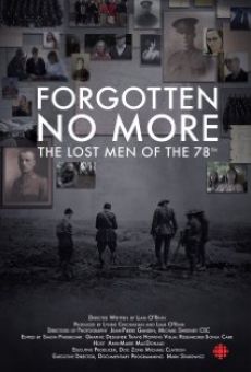 Forgotten No More: The Lost Men of the 78th online kostenlos