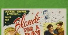 Filme completo Blonde for a Day