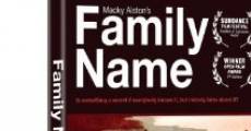 Family Name streaming
