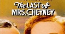 La fin de Mme. Cheyney streaming