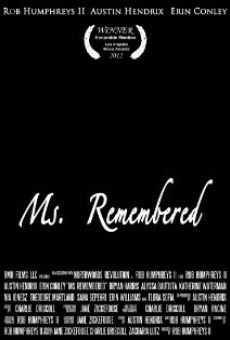 Ms. Remembered online