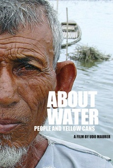 Über Wasser: Menschen und gelbe Kanister online