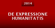 De expressione humanitatis