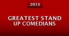 Greatest Stand Up Comedians