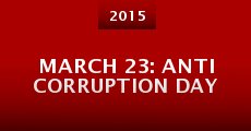 March 23: Anti Corruption Day